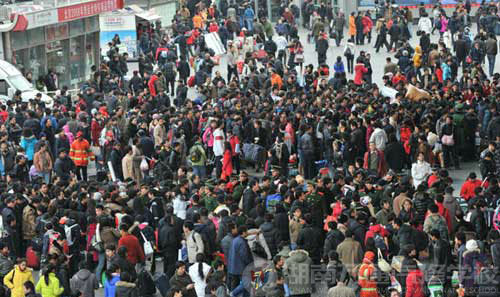 打工返乡春运场景