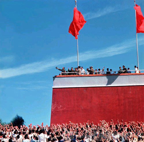 那个燃情岁月的罕见彩照 中国1966！