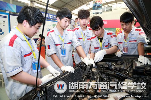 到湖南万通学汽修，不仅仅只学技能