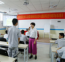 国合快车总经理为定向班学子进行入职培训指导