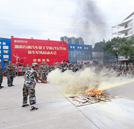 军训第一周：防患“未燃” 消防知识走进军训实战演练