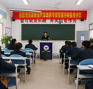 湖南省著名教育专家贺展来莅临湖南万通讲学