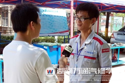 湖南教育电视台采访万通学子