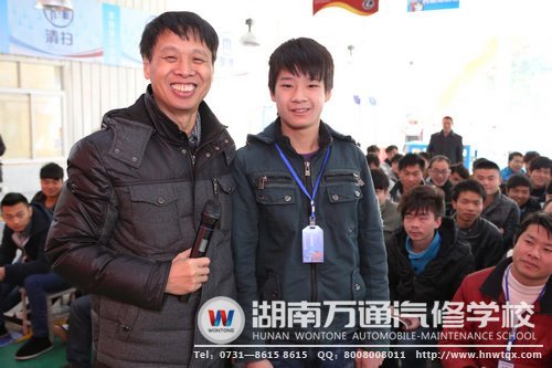 朱军教授与费楠合影