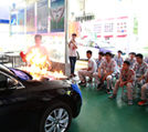 现场教学:汽车镀晶镀膜产品施工体验