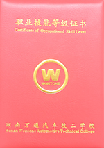 国家职业资格三级证书
